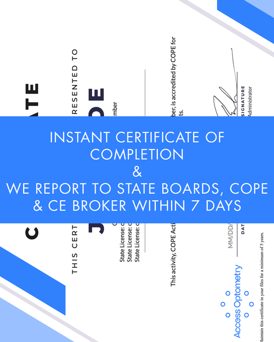 Oral Therapeutics: Confident and Safe Use of Systemic Medications in Eye Care - Optometry Continuing Education, 4 Hours Access Optometry