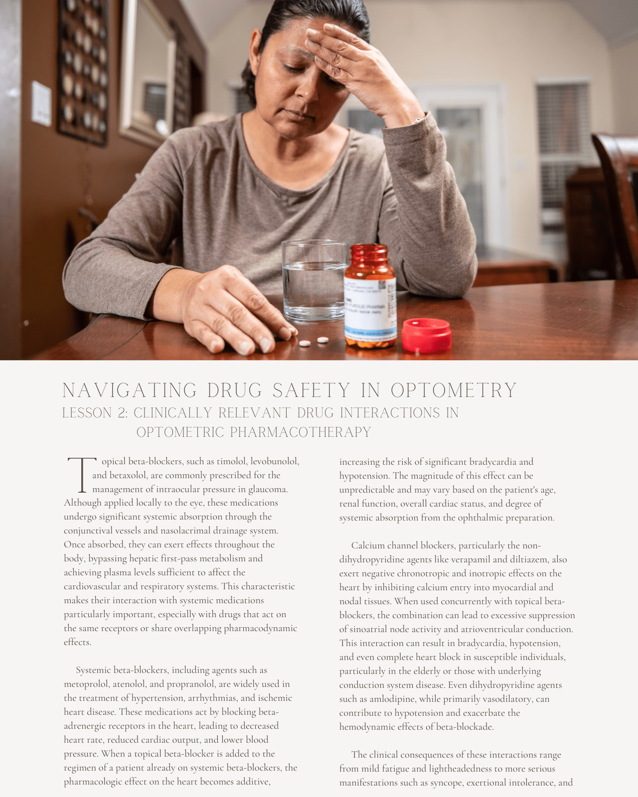 Navigating Drug Safety in Optometry: Adverse Effects and Interactions in Pharmacotherapy - Optometry Continuing Education, 2 Hours Access Optometry