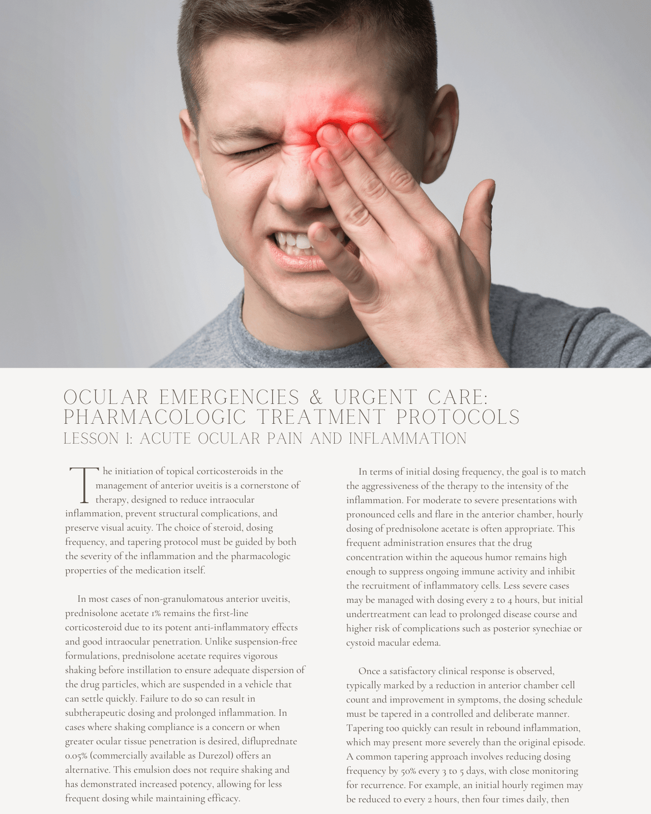 California Online CE Package 1: Independent Study Bundle, Optometry Continuing Education, 20 Hours Access Optometry