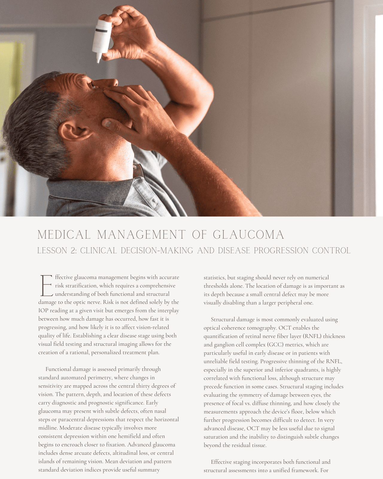 Medical Management of Glaucoma: Pharmacologic Approaches to Slowing Disease Progression - Optometry Continuing Education, 2 Hours Access Optometry