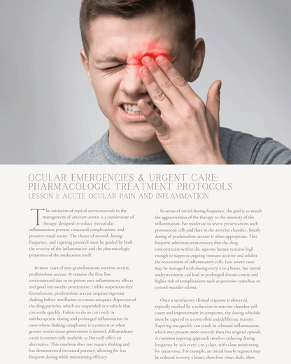 California Online CE Package 1: Independent Study Bundle, Optometry Continuing Education, 20 Hours Access Optometry